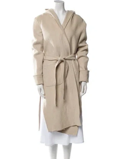 Pre-owned Max & Co Wool Coat In Neutral