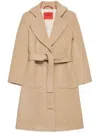 Max & Co Wool Coat In Neutrals
