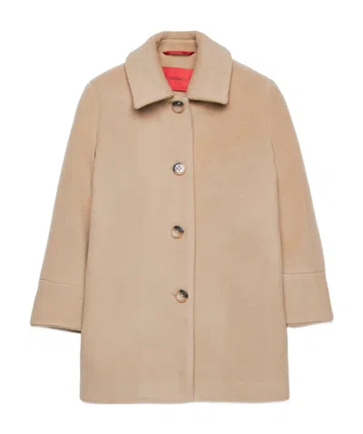 Max & Co Wool Coat In Nude | ModeSens