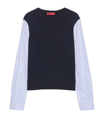 Max & Co . Wool Hybrid Sweater In Multi