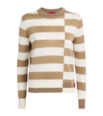 Max & Co Wool Sweater In Beige