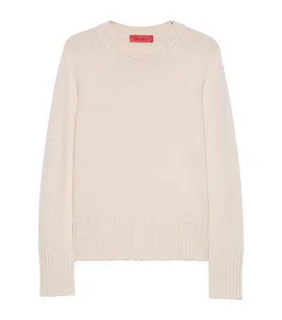 Max & Co . Wool-cashmere Sweater In Neutral