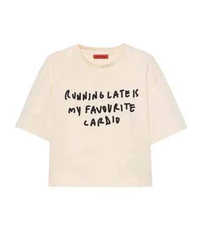 Max & Co . X Pietro Terzini Printed T-shirt In Neutral
