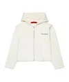 Max & Co Zip-up Cotton Hoodie In White