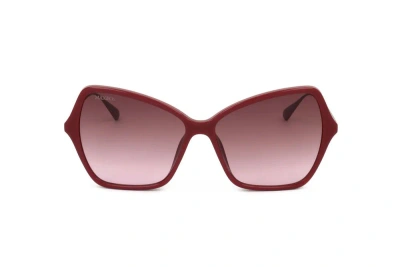 Max & Co Max&co. Butterfly Frame Sunglasses In Red