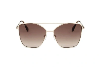 Max & Co Max&co. Pilot Frame Sunglasses In Gold