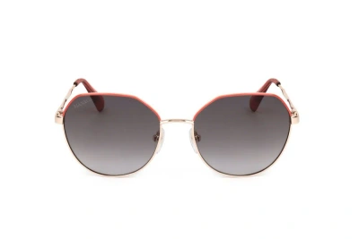 Max & Co Max&co. Round Frame Sunglasses In Gold