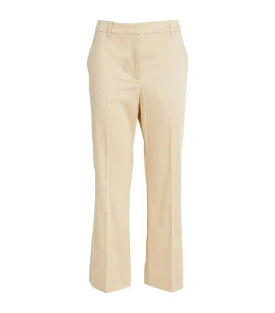 Max & Co Tesoro Straight Trousers In White