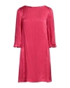 MAX & CO MAX & CO. WOMAN MINI DRESS FUCHSIA SIZE 10 VISCOSE