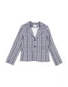 Max & Lola Toddler Boy Blazer Blue Size 6 Cotton In Blue