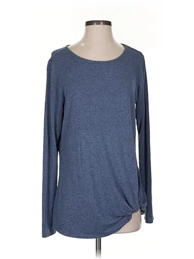 Pre-owned Max & Mia 3/4 Sleeve T-shirt In Blue