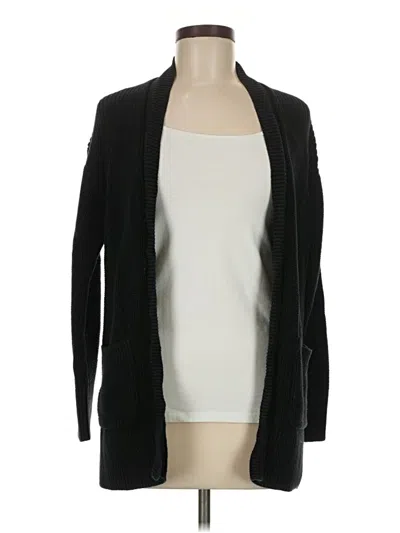 Pre-owned Max & Mia Cardigan Sweater In Black