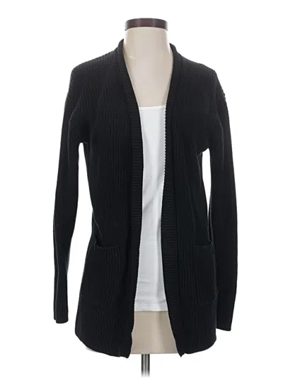 Pre-owned Max & Mia Cardigan Sweater In Black