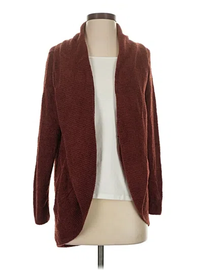 Pre-owned Max & Mia Cardigan Sweater In Burgundy