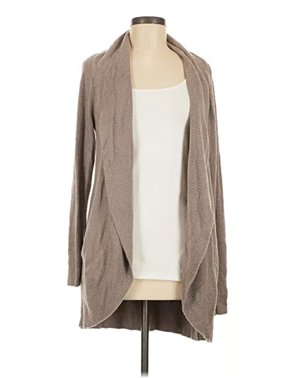 Pre-owned Max & Mia Cardigan Sweater In Tan