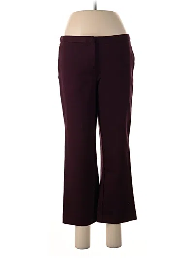 Pre-owned Max & Mia Dress Pants In Burgundy