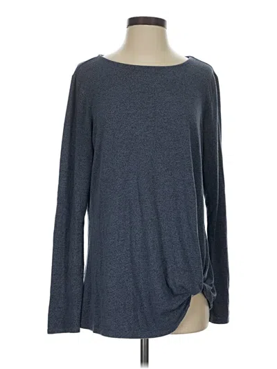 Pre-owned Max & Mia Long Sleeve T-shirt In Blue