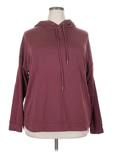 Pre-owned Max & Mia Pullover Hoodie In Burgundy