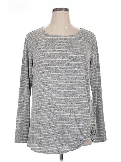Pre-owned Max & Mia Pullover Sweater In Gray