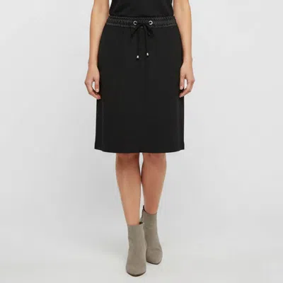 Pre-owned Max & Moi Black Gabardine Zip Up Mini Skirt M