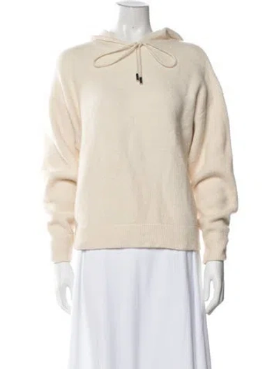 Pre-owned Max & Moi Cashmere Crew Neck Sweater In Neutral