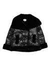 Max & Moi Dassi Faux-fur Coat In Black