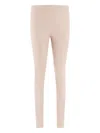 Max & Moi Elasticated Close-fitting Leggings In Neutral