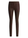 Max & Moi Elasticated-waistband Leggings In Brown