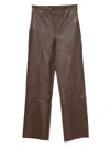 Max & Moi Elasticated-waistband Trousers In Brown