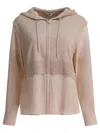 Max & Moi Greta Zip-up Hoodie In Pink