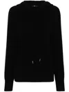 Max & Moi Palmer Kapuzenpullover In Schwarz