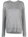 Max & Moi Phedra Cashmere Jumper In Grey