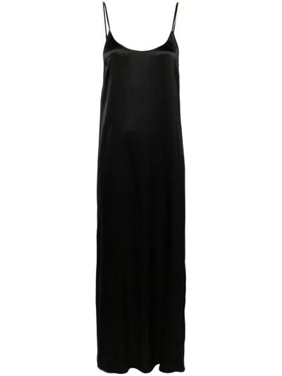 Max & Moi Ranga Slip Midi Dress In Black