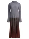 Max&moi Reve Dresses Grey In Gray