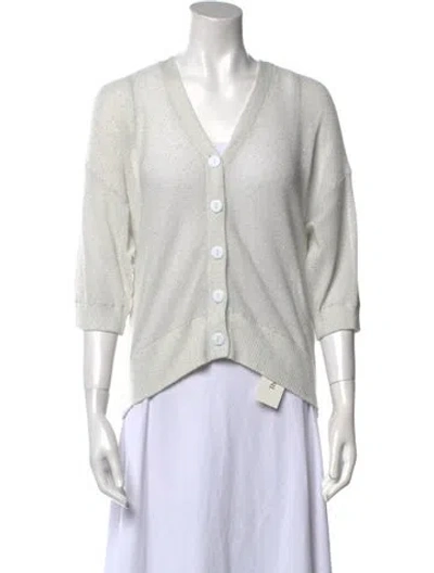 Pre-owned Max & Moi V-neck Sweater W/ Tags In Neutral