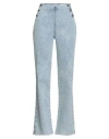 Max & Moi Woman Jeans Blue Size 10 Cotton, Elastane In Blue