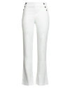 Max & Moi Woman Jeans White Size 10 Cotton, Elastane In White