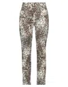 Max & Moi Woman Pants Beige Size 4 Cotton, Elastane In Beige