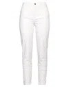 Max & Moi Woman Pants White Size 2 Cotton, Elastane In White