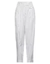 Max & Moi Woman Pants White Size 8 Cotton In White