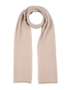 Max & Moi Woman Scarf Taupe Size - Wool, Cashmere In Gray