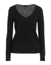 Max & Moi Woman Sweater Black Size L Cashmere