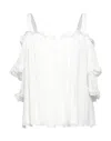 Max & Moi Woman Top White Size 6 Viscose In White