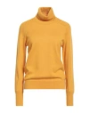 Max & Moi Woman Turtleneck Mustard Size L Cashmere In Yellow