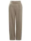 Max&moi Wool And Cashmere Pants In Neutral