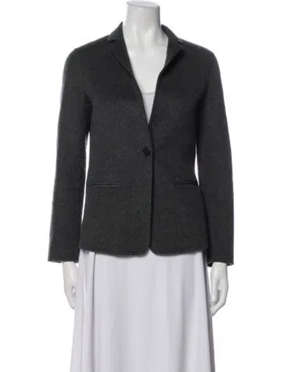 Pre-owned Max & Moi Wool Blazer In Gray