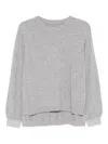 Max & Moi Wool Blend Sweater In Gray