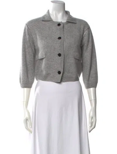 Pre-owned Max & Moi Wool Sweater In Grey