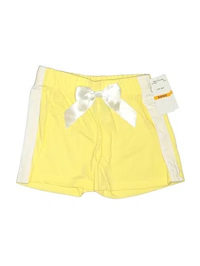 Pre-owned Max & Olivia Kids' Athletic Shorts In Yellow
