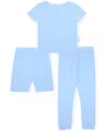 Max & Olivia Baby And Toddler Boys 3-peiece Pajama Top And Pant Set In Blue